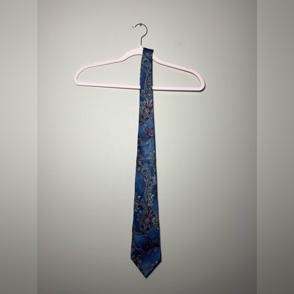 Vintage Requirements Paisley Print Silk Tie